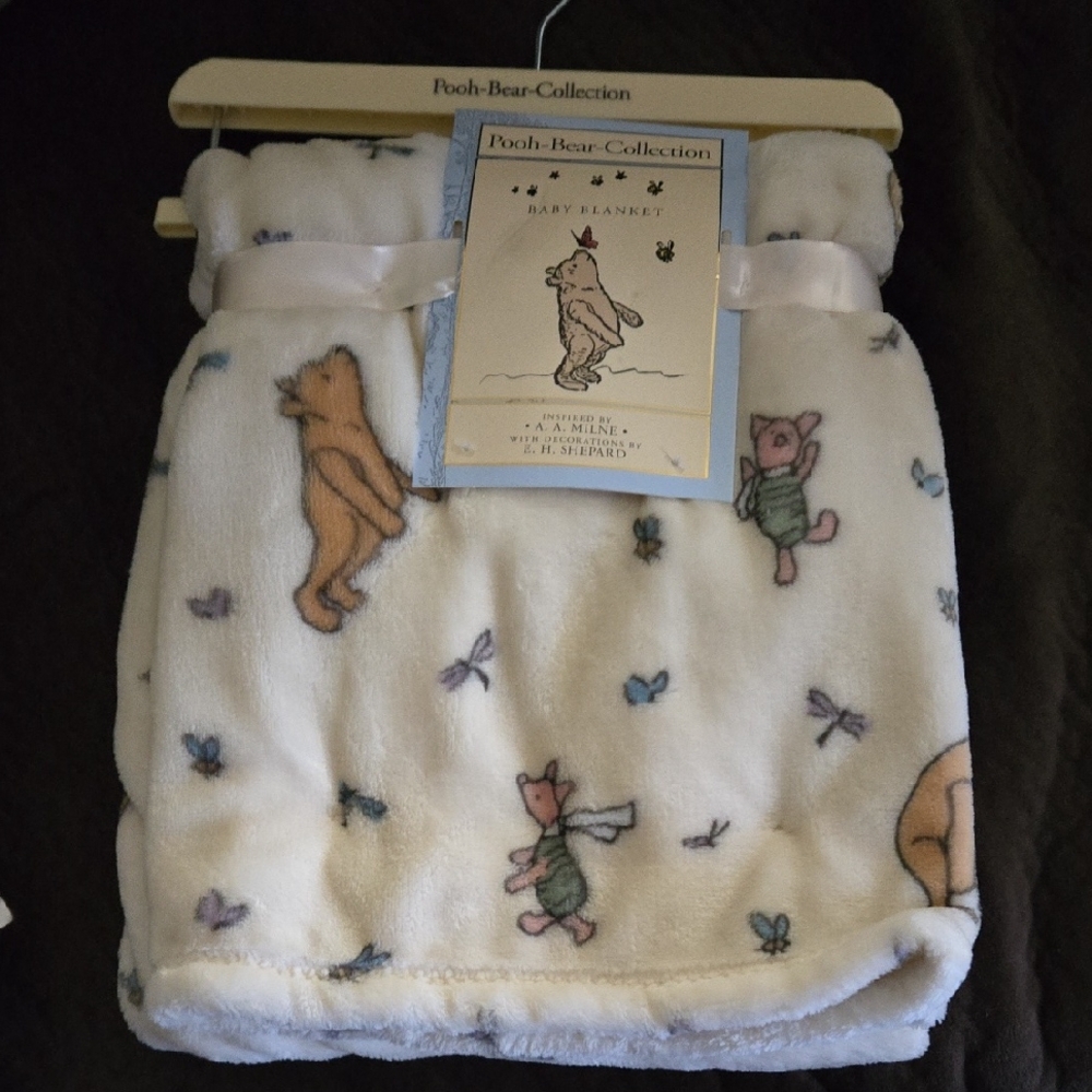 POOH Bear Collection Baby Blanket